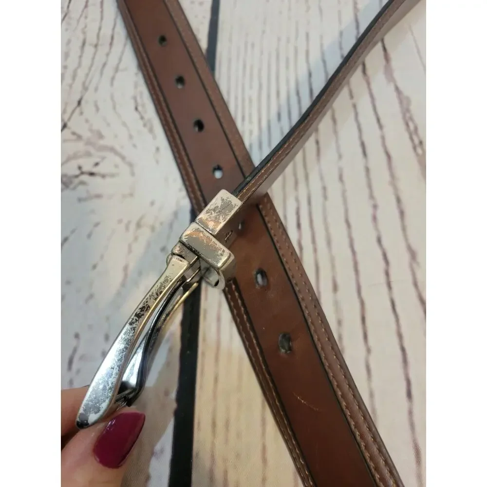 DOCKERS  Imitation Leather Belt Casual Brown Black‎ Men's Size 36